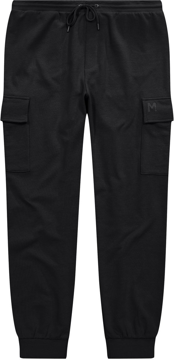 Men Plus - Heren - Cargo-joggingbroek elastische tailleband - Zwart - Maat 3XL