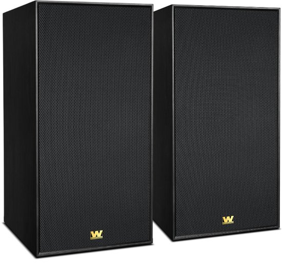 Wharfedale Super Linton Drie-weg Standmount - Kevlar Woofer - AMT Tweeter - Hoogwaardige Geluidskwaliteit - Zwart van Merkloos — afbeelding 2