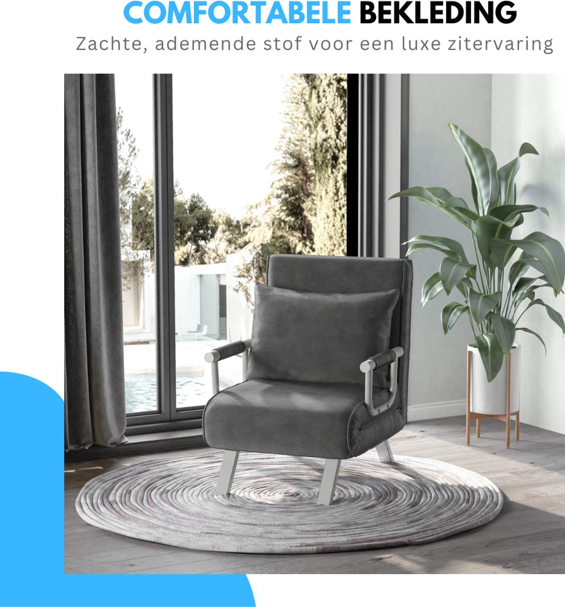 Livista Livista 3-in-1 Uitklapbare Slaapstoel - afbeelding 2