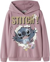 NAME IT - NKFJYNDA STITCH NREG SWE WH BRU NOOS WDI - Meisjes - Sweaters
