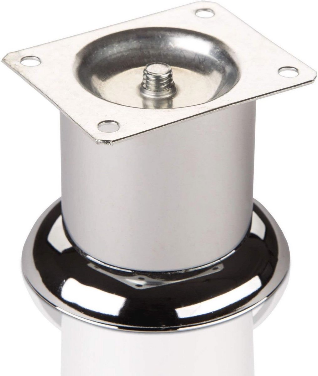 Meubelvoet Kastvoet Ø 50 mm Chroom 60 mm Hoogte