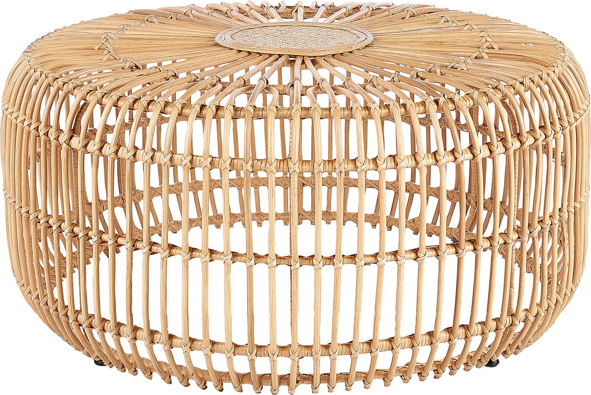 RANDAZZO - Salontafel - Beige - Rotan