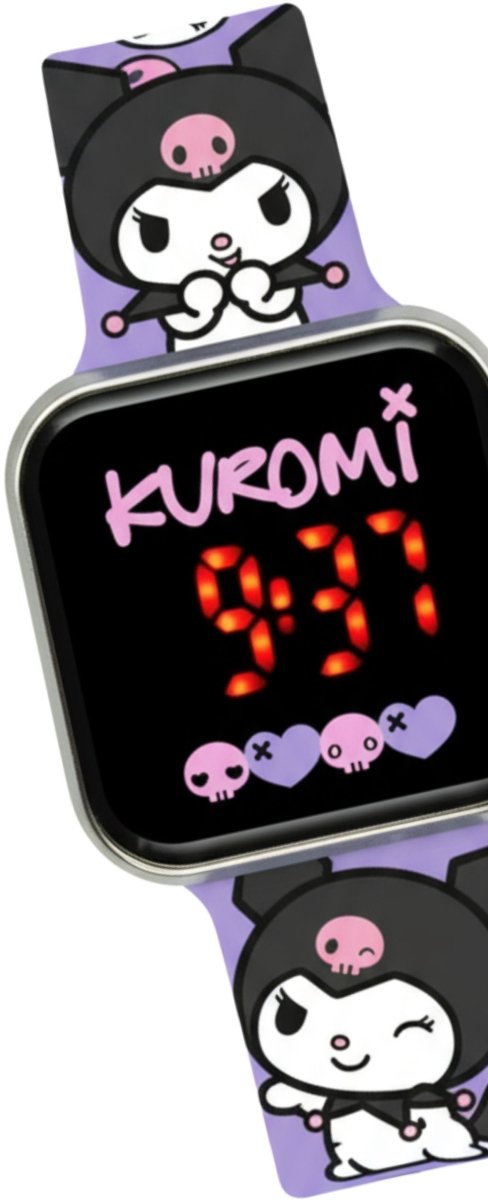 Kuromi Led-klok Paars van Kuromi — afbeelding 5