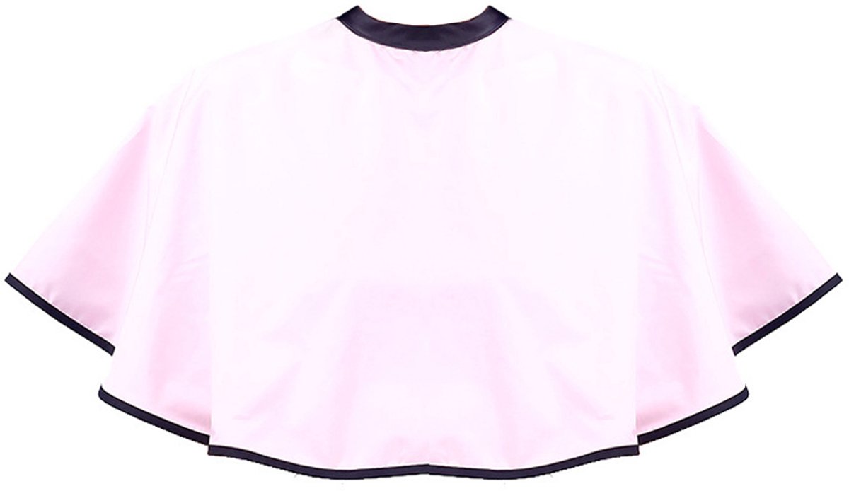 Gigicial Haarcape - Saloncape - Verstelbaar Ontwerp Comfortabel Waterdicht Middellange Lengte - 1 Stuk - Voor Visagisten En Thuisgebruik Roze