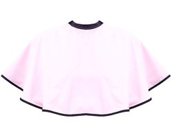 Gigicial Haarcape - Saloncape - Verstelbaar Ontwerp Comfortabel Waterdicht Middellange Lengte - 1 Stuk - Voor Visagisten En Thuisgebruik Roze