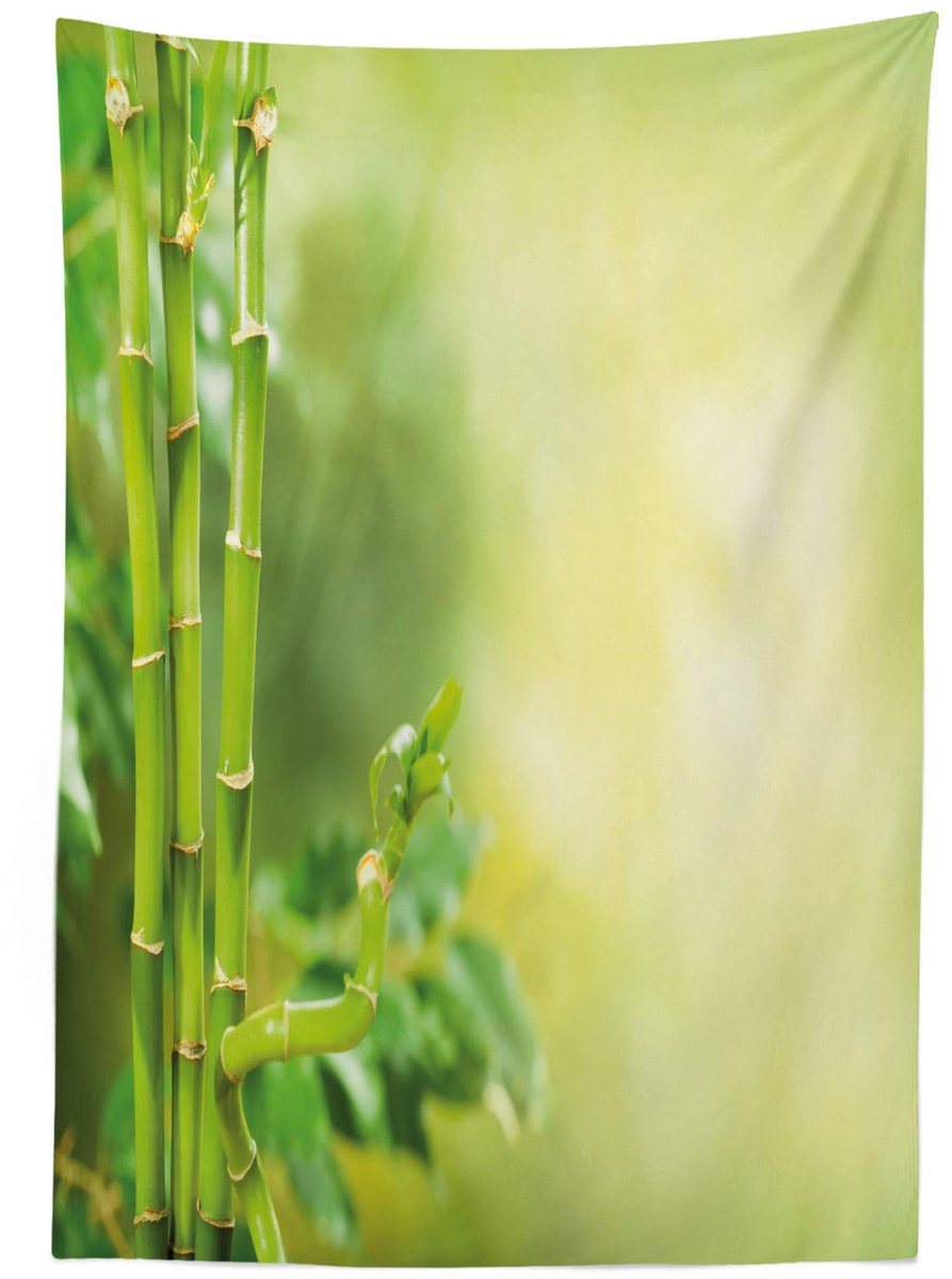 ABAKUHAUS Spa Tafelkleed – 140x240 cm – Satijnmix – Groen