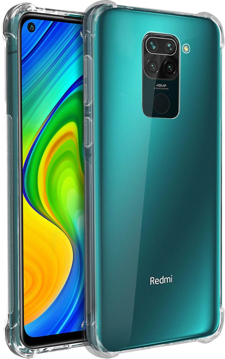 Xiaomi Redmi Note 9 Soft hoesje Versterkte Hoeken Akashi Transparant