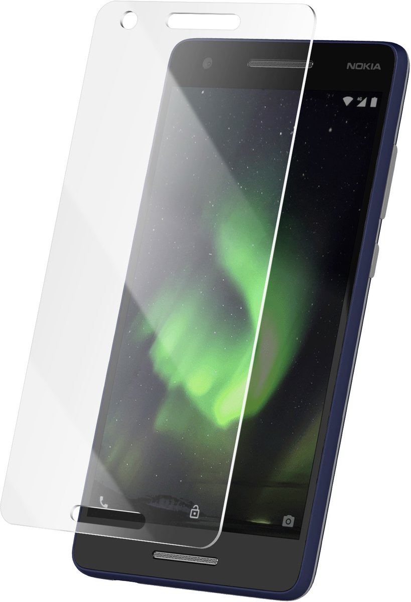 Avizar Aangemaakt Glas Geschikt voor Nokia 2.1 Hardheid 9H anti-kras, Transparant