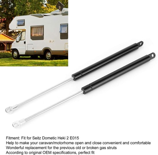 2 Stks Gasveren Ondersteunen Vervangende Caravan Camper Onderdelen Geschikt Voor Seitz Dometic Heki 2 E015 Yemaa