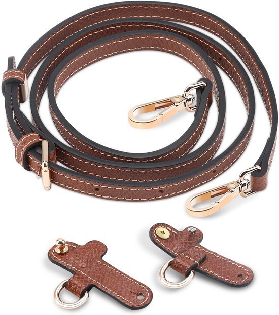 Verstelbare schouderriem voor tassen, zwart, vervangende schouderriem, 85-150 cm, riem voor schoudertas, leer, portemonnee, lange schouderriem voor tassen, handtassen (zilveren gesp