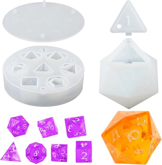 KAIHENG 22 mm acryl dobbelstenen met glad oppervlak 20 stuks met afgeronde hoek blanco witte dobbelstenen kubussen voor bordspellen, doe-het-zelf sticker, wiskunde tellen onderwijs, feestplezier
