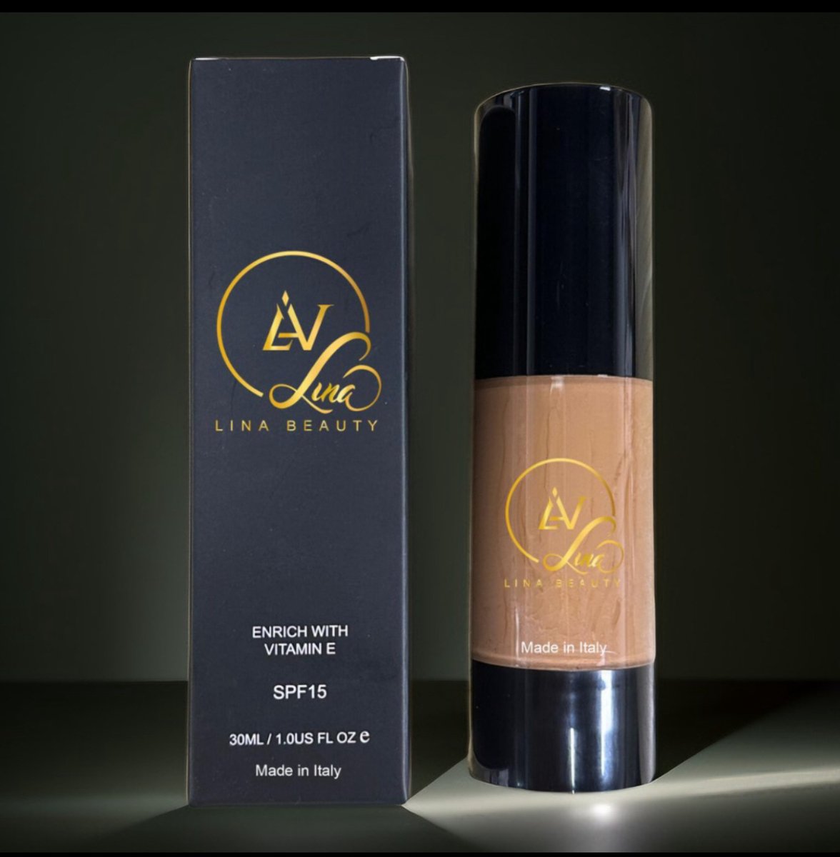 Glow Liquid Foundation – Vitamine E – Stralende Finish – Langhoudend – Vegan – Lina Beauty