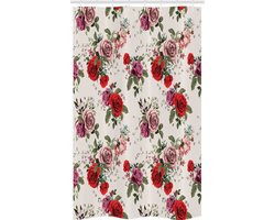 ABAKUHAUS douchegordijn – Engelse Tuin – Rozen – 120x180 cm