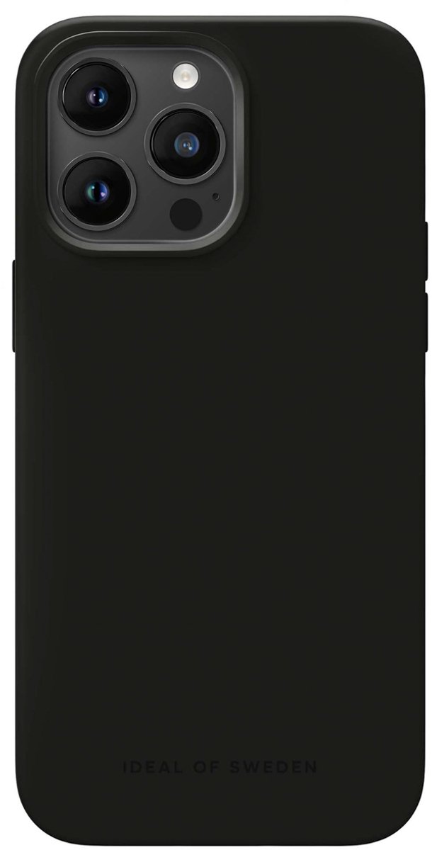 iDeal of Sweden Silicone Case geschikt voor Apple iPhone 14 Pro Max - Zwart