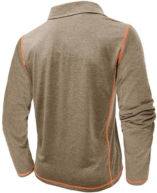 Slim Fit Poloshirt Voor Heren met Lange Mouwen - Comfortable Sport T-shirt — afbeelding 2