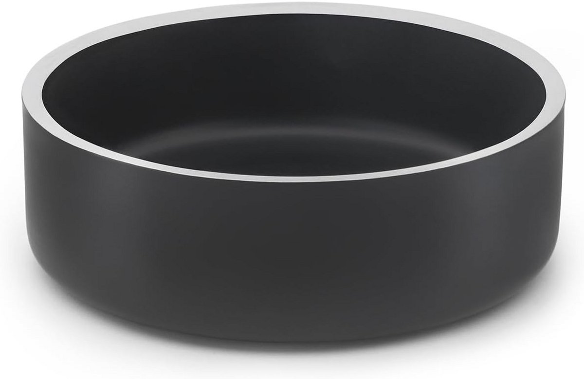 Roestvrijstalen Hondenbak met Antislip Kussentjes - 1200 ml Voer- en Waterbak voor Honden en Katten