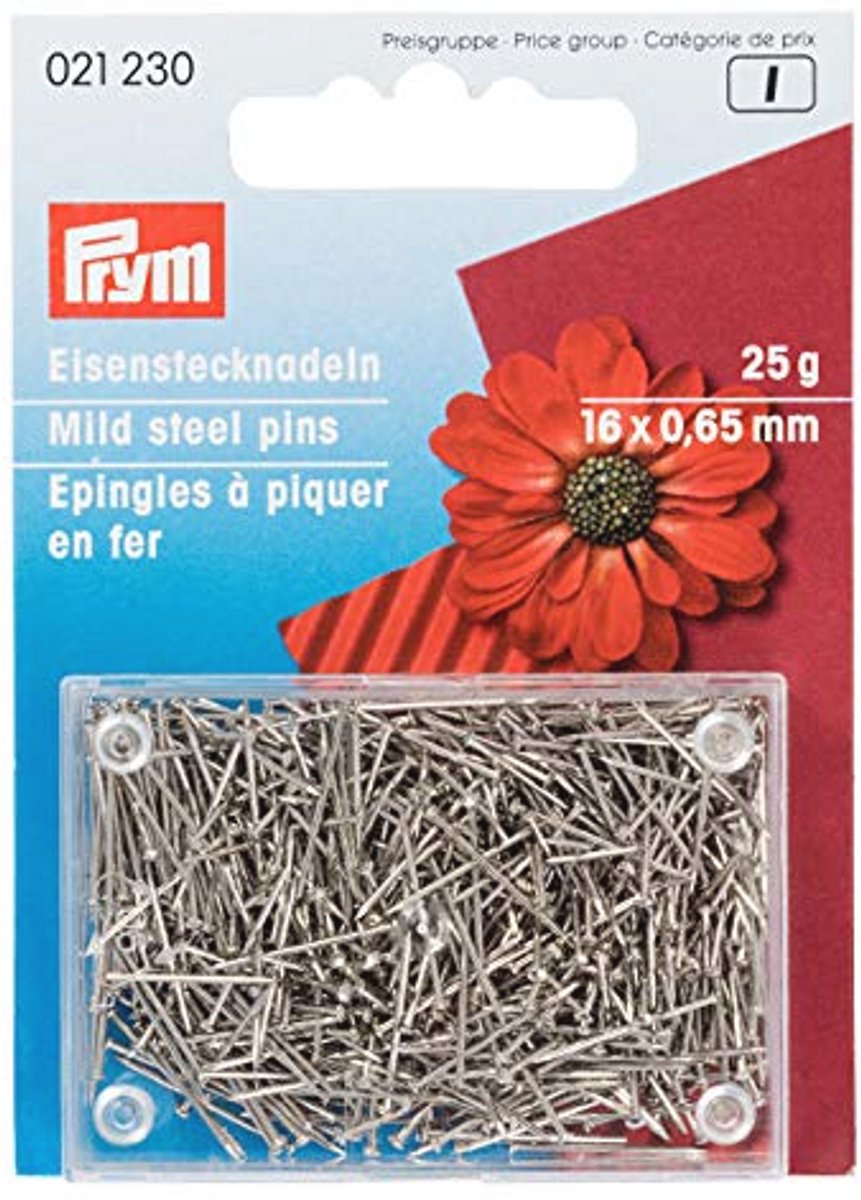 Kopspelden Staal Zilver (0.65 x 16mm) - 25g voor Creatief Handwerk