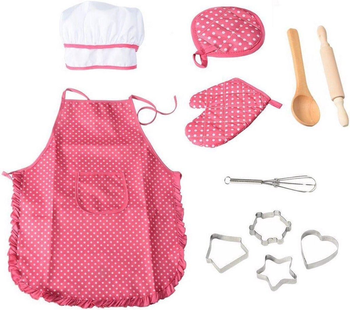 11-delige bakschortset en kookaccessoires voor een geweldige kookervaring