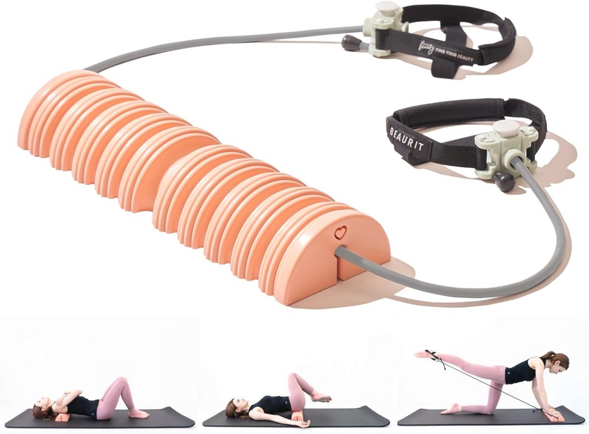 Thuis Pilates Set met Massage Rol en Yoga Accessoires