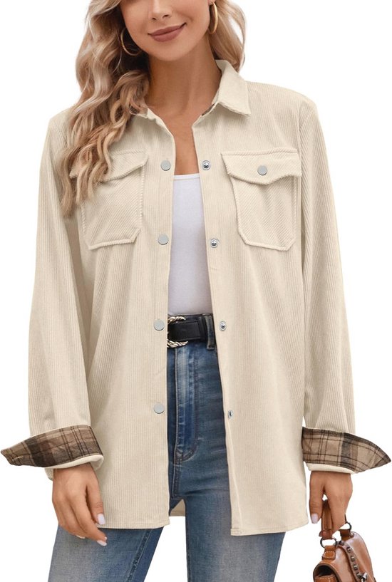 COOFANDY Heren flanellen overhemdjas met lange mouwen casual geruit overhemd geruite jas voor mannen met zakken, Rood, 3XL