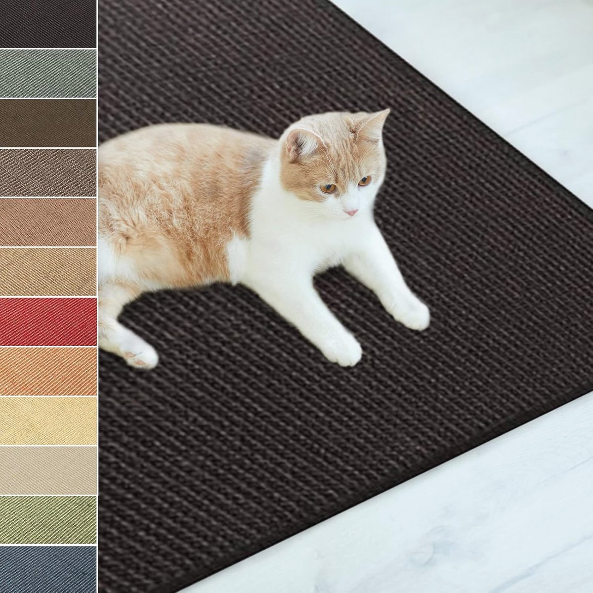 Sisal Krabmat voor Katten - Duurzaam en Verkrijgbaar in Diverse Kleuren en Maten