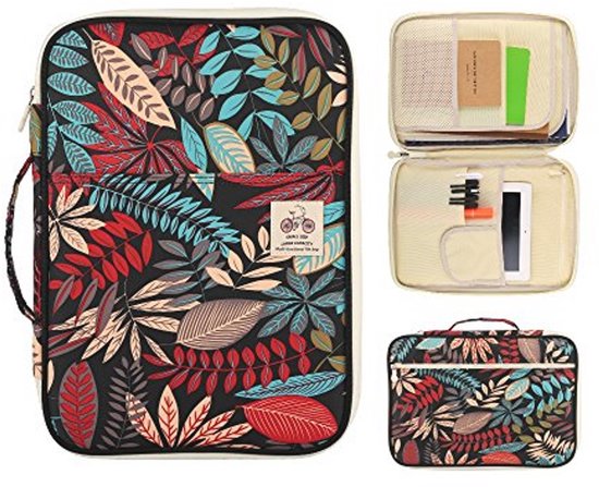Pochette Organiseur Passeport Rouge Avec Bloqueur RFID - Étanche, Pratique Pour Voyages Et Documents