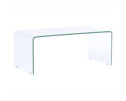 KENDALL - Salontafel - Transparant - Veiligheidsglas