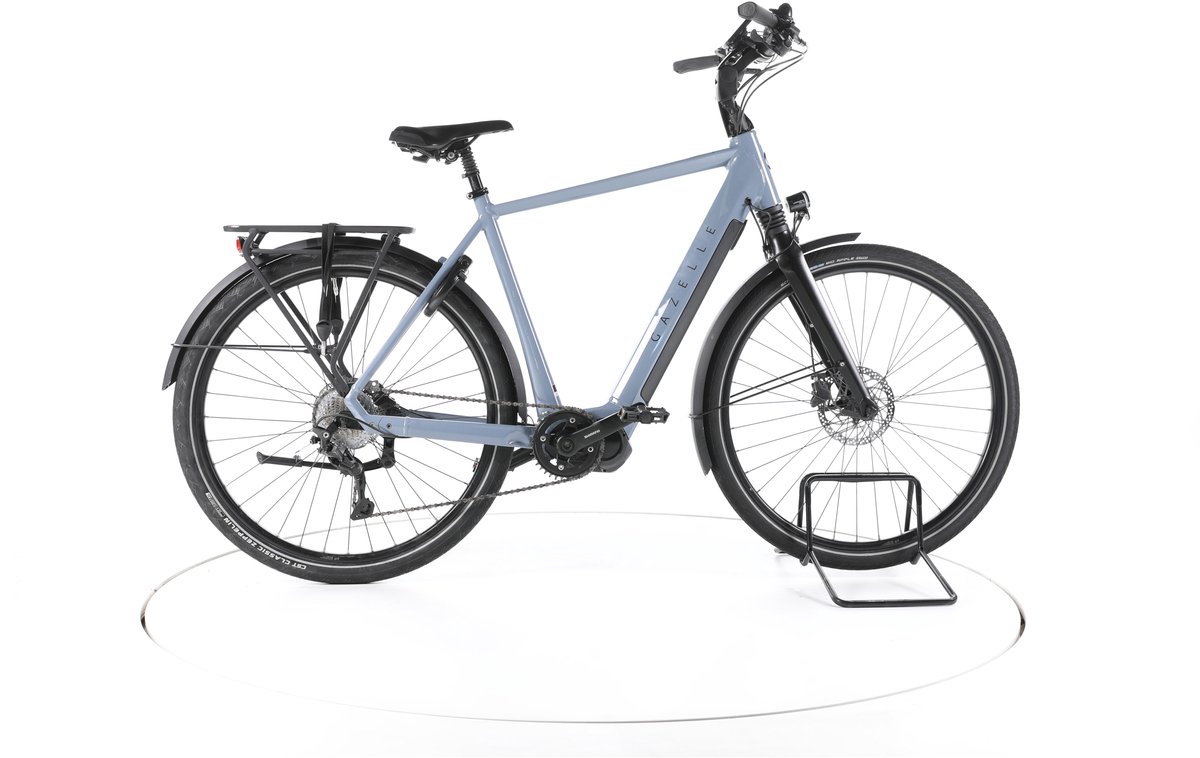 Gazelle Chamonix T10 Elektrische trekkingfiets Shimano Accu 504Wh 28 blauw Pro