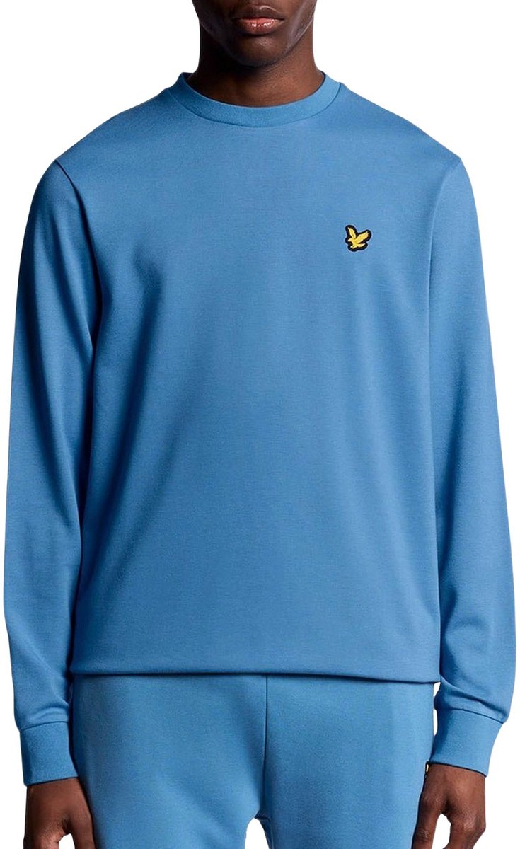 Lyle & Scott Crew Neck Fly Fleece Sweater Heren - Maat XXL