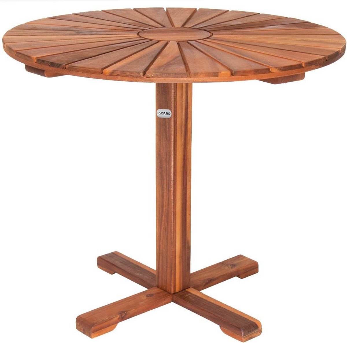 Ronde Balkon Tafel van Acaciahout 70.5 cm - Tuinmeubelen voor Buiten
