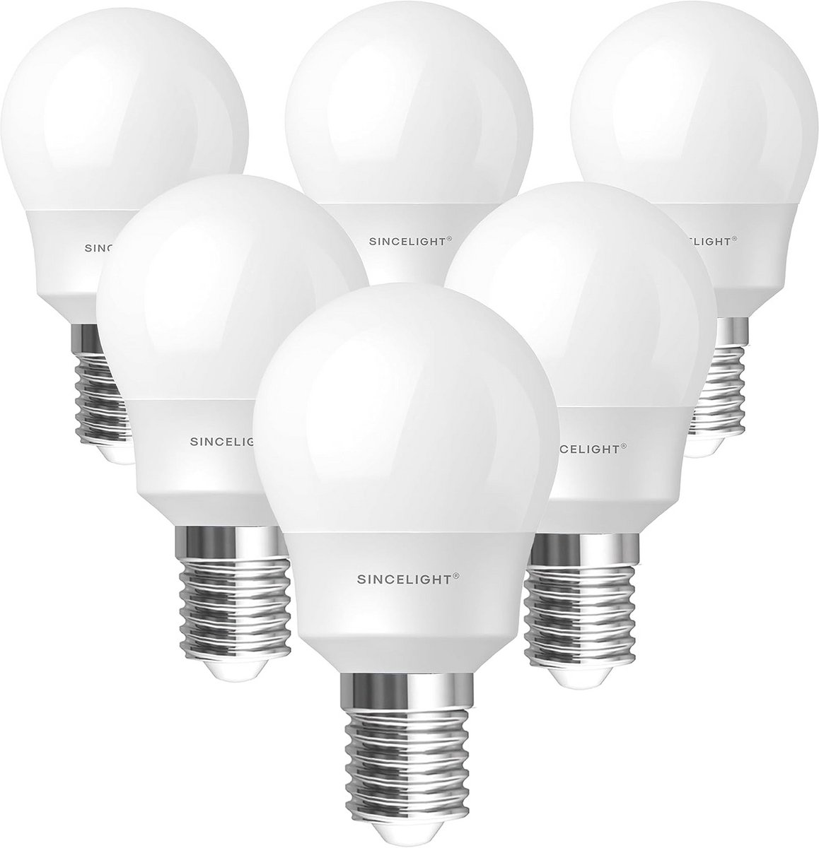 E14 LED Lamp 5 Watt Neutraal Wit 4000K P45-vorm 500 Lumen