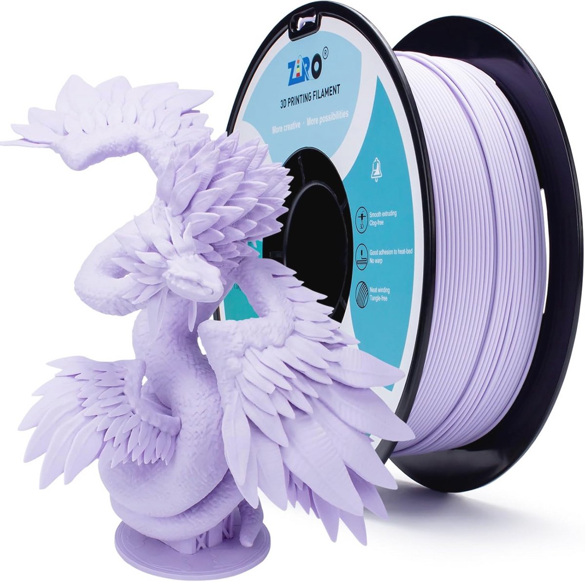 Matte 3D Printer Filament 1.75mm - Pastel Kleuren PLA Series voor FDM Printers - 1kg Spoel