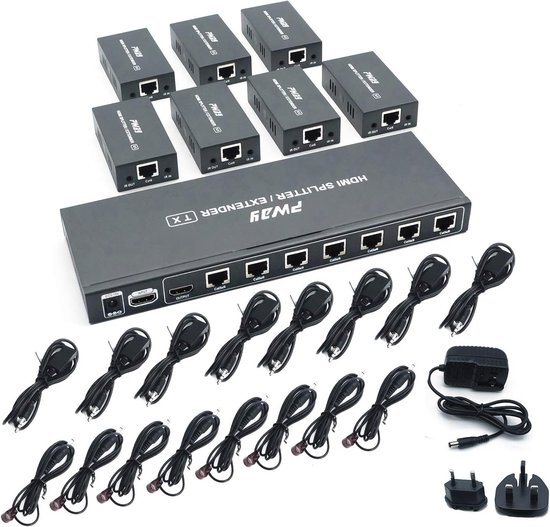 Adaptateur Répartiteur RJ45 1 mâle vers 2 Femelles Ethernet Câble Extender pour Cat5 Cat5e Cat6 Cat7
