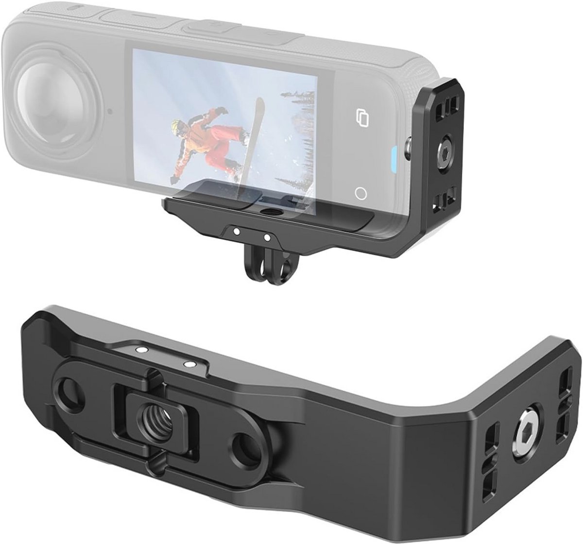 Horizontale Montagebeugel voor 360 Graden Camera - Aluminium Beugel met 1/4" Schroefgat