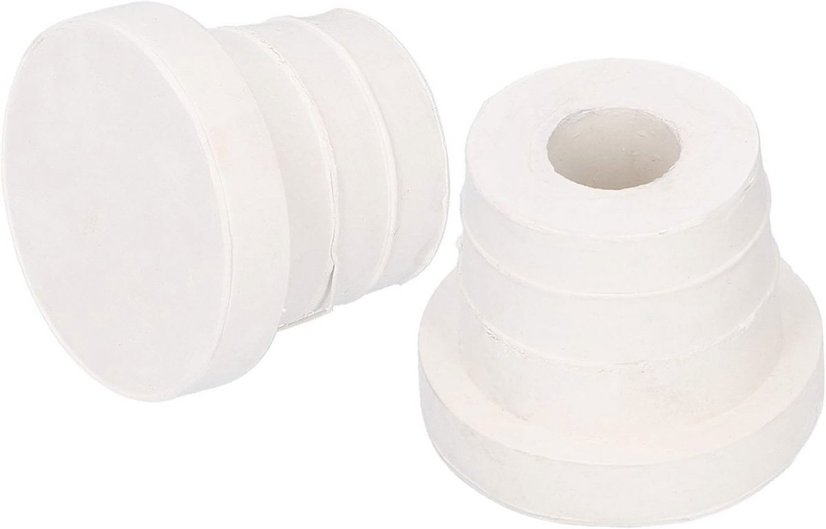 Set van twee rubberen zwembadladder bumpers