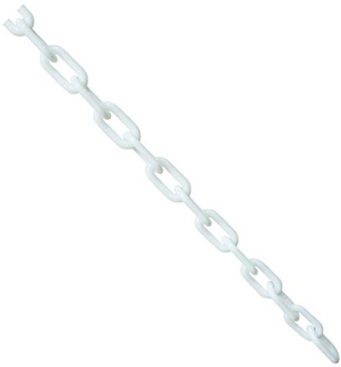 Decoratieve kunststof barriereketting 25m x 6mm voor buiten en binnen gebruik