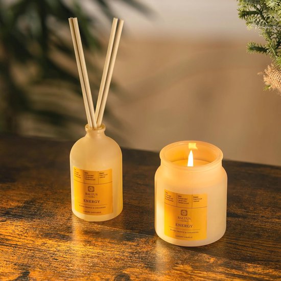 Geurkaarsen, cadeau voor vrouw, set van 6 soja aromatherapie kaarsen, decoratie voor nieuw huis