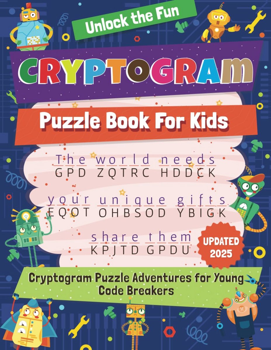 Puzzels voor Kids: Cryptogram Uitdagingen voor Jonge Codebrekers