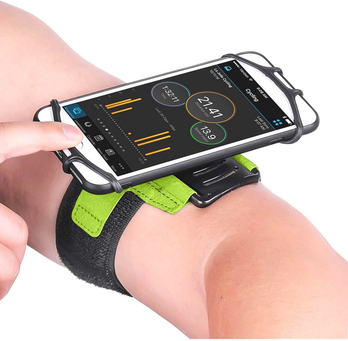 Universele Sportarmband voor Smartphones 4,0 - 7,0 Inch - Ideale Hardloopband voor Actieve Sporters