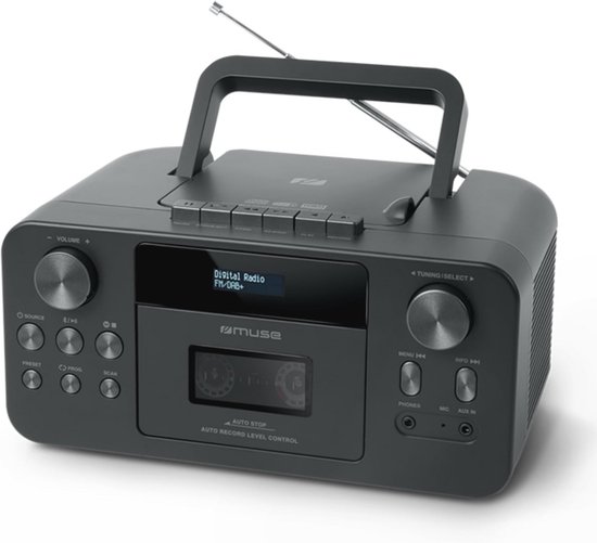METRONIC 477131 Lecteur Radio Cassette CD avec Fonction Enregistreur de