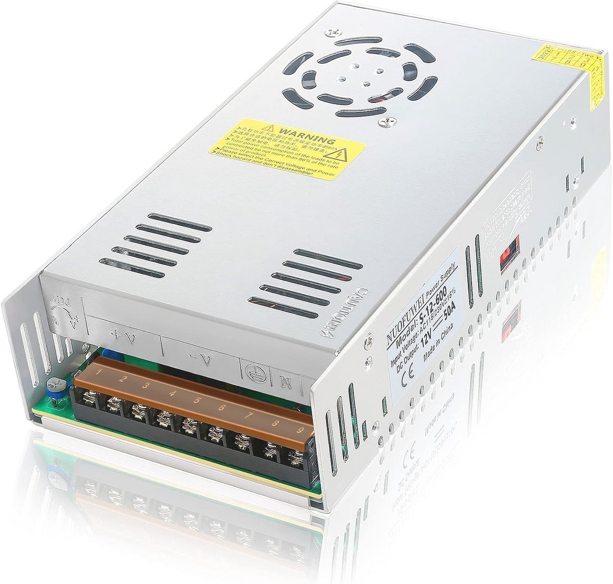 DC 12V Voeding 50A 600W Transformator voor Industriële Toepassingen