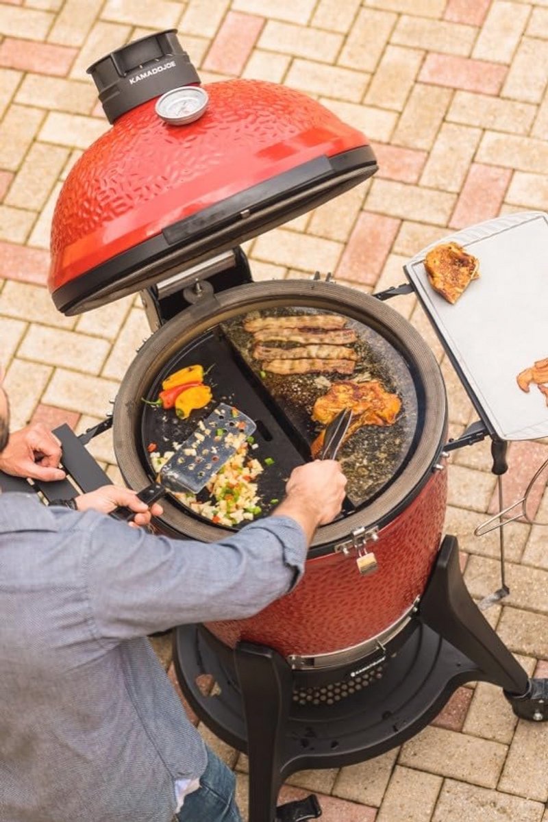 Anti-bacteriële en vlekbestendige speksteengrillaccessoire voor optimale grillervaring