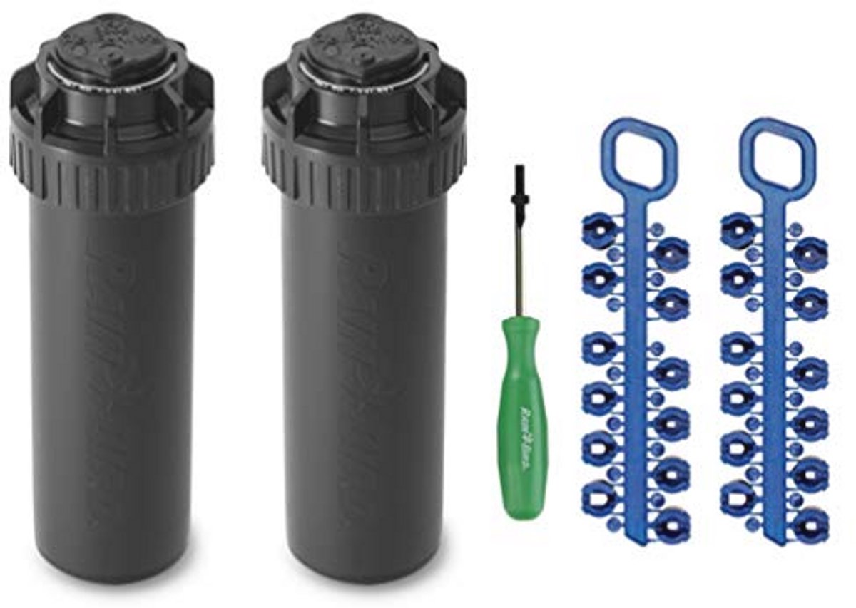 Verstelbare Rotorsproeier voor Irrigatiesystemen - 4 inch Pop-Up, 40-360 Graden, 75-150 cm Bereik, 2 Stuks