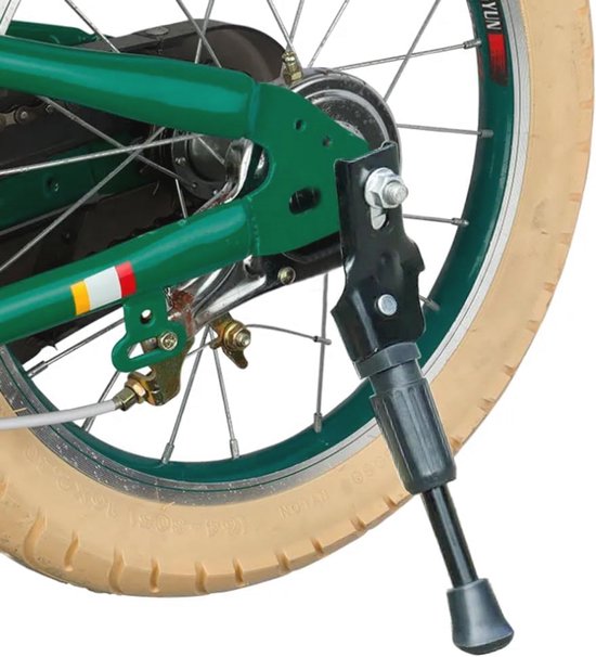 YUTOU Kinderfietsstandaard – Eenzijdige Zijstandaard, In Hoogte Verstelbaar, Past Op 14 Inch Banden, Voor Mountainbike, Racefiets En Vouwfiets