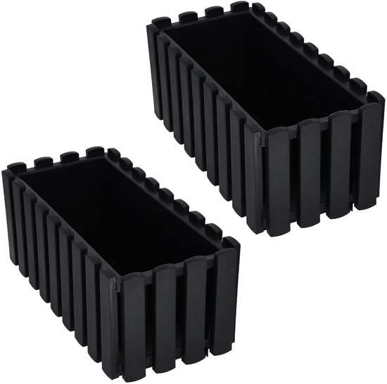 KOTARBAU Verticale Kruidentoren – 3 Stapelbare Potten – Antraciet – 38 X 29,5 Cm – Met Irrigatiesysteem – Voor Binnen En Buiten