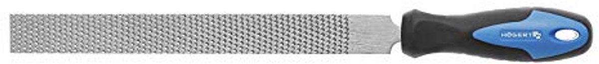 Houten rasp 200 mm - platte vijl voor houtbewerking met ergonomische handgreep