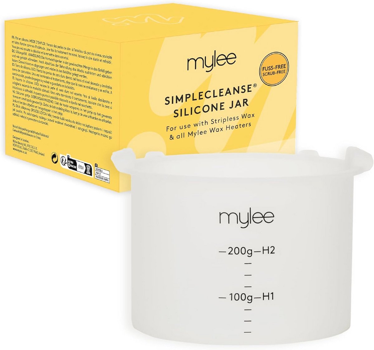 Siliconen Waxpot met SimpleCleanse Technologie - Duurzaam, Hygiënisch en Geschikt voor Harde Wax