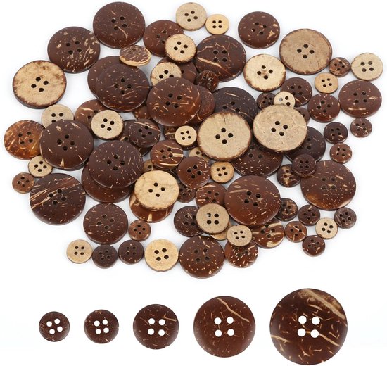 100 stuks houten knopen, 10-13 mm, handgemaakt, ronde houten knopen, gemengde kleuren, natuurlijke knoppen, hout met kunststof doos, voor doe-het-zelf breien, knutselen, naaien, kledingdecoraties, 2 gaten, 3 gaten, 4 gaten 100 stuks houten knopen, 10-13 mm, handgemaakt, ronde houten knopen, gemengde kleuren, natuurlijke knoppen, hout met kunststof doos, voor doe-het-zelf breien, knutselen, naaien, kledingdecoraties, 2 gaten, 3 gaten, 4 gaten