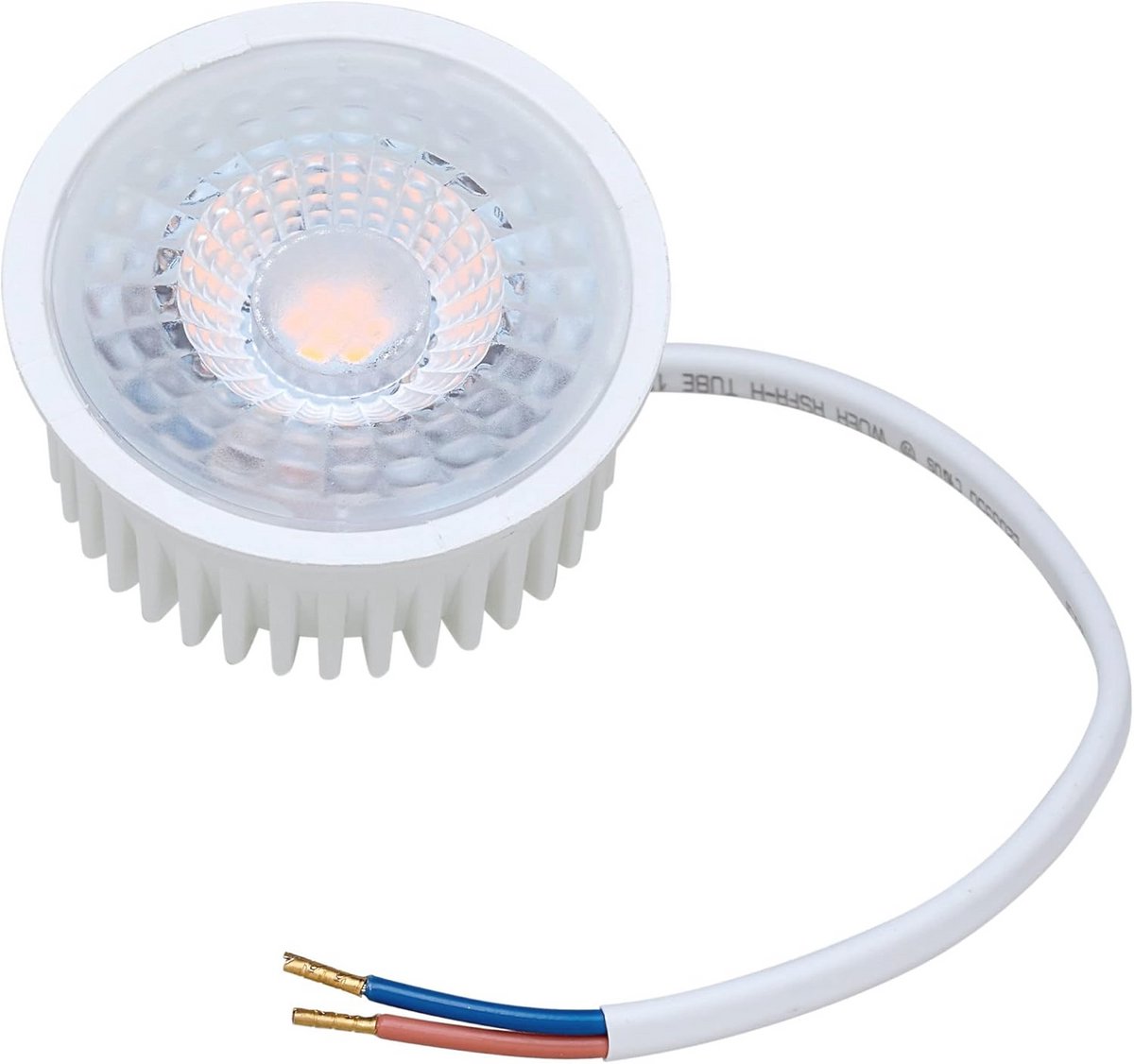 3 Stuks Platte LED Module voor Inbouwlamp GU10 Vervangingsspot 230V 4,8 W Warm Wit IP20