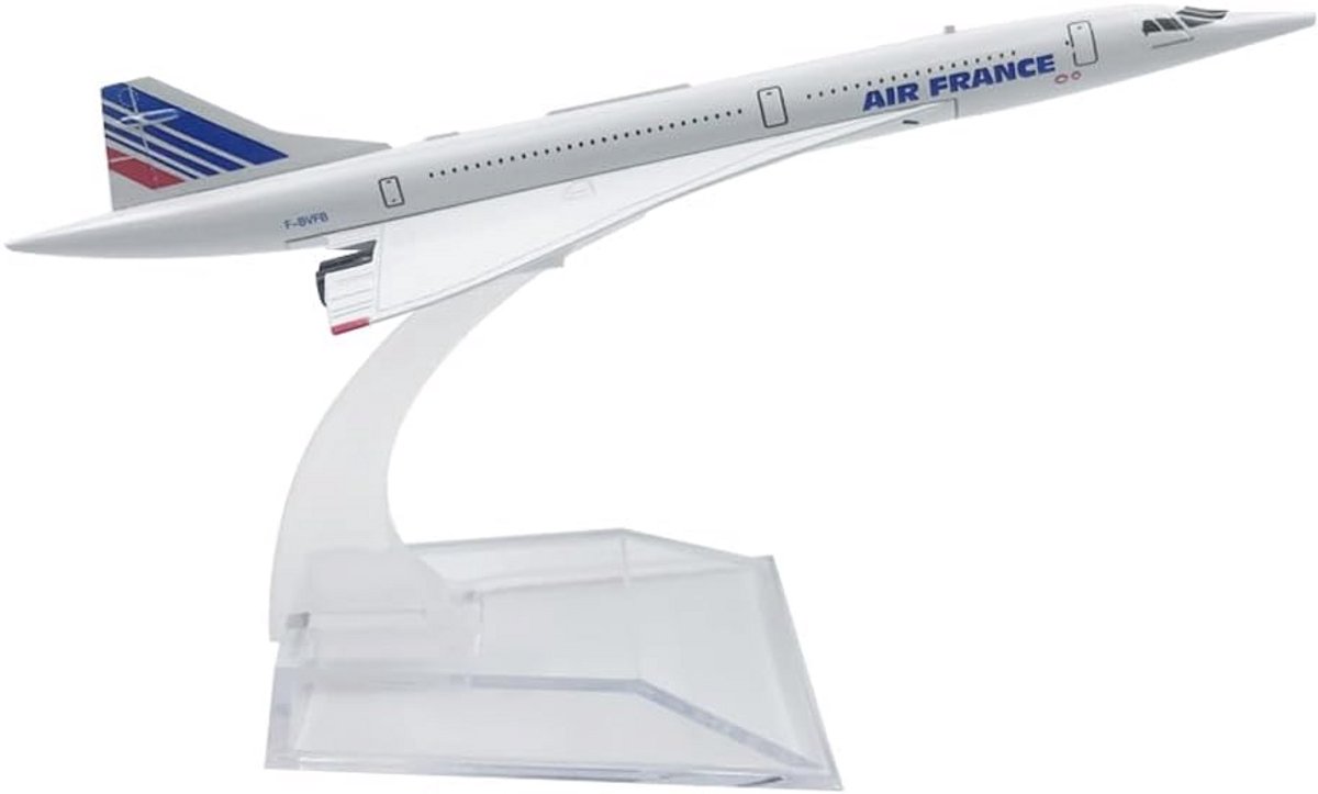 Vliegtuigmodel Air France Concorde 1/400 schaal Diecast miniatuurmodel